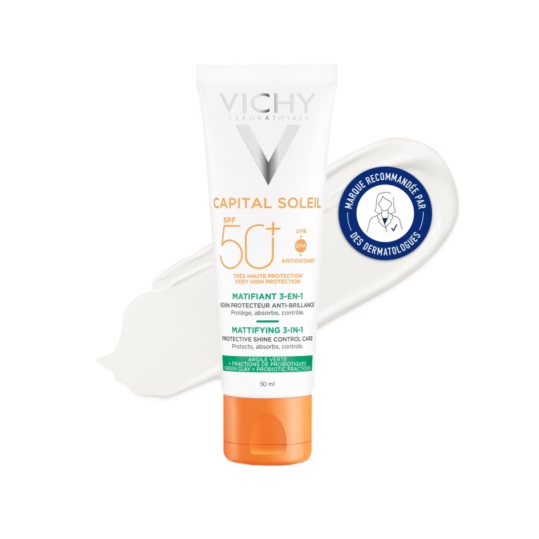 Vichy Capital Soleil Matifiant 3 En 1 SPF 50+